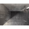 Mexen Lunar-F L Faltbare Duschkabine links 100 x 80 cm, transparent, gebürsteter Nickel - 836L-100-080-97-00-L