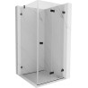 Mexen Lunar-F Duschkabine faltbar rechts 80 x 80 cm, transparent, schwarz - 836-080-080-70-00-P