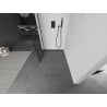 Mexen Kioto Duschwand Walk-in 90 x 200 cm, schwarzes Gitter 8 mm, schwarz - 800-090-101-70-77