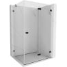 Mexen Lunar-F Duschkabine klappbar rechts 85 x 80 cm, transparent, schwarz - 836-085-080-70-00-P