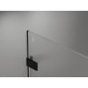 Mexen Lunar-F Duschkabine klappbar rechts 100 x 90 cm, transparent, schwarz - 836-100-090-70-00-P
