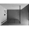Mexen Kioto Duschwand Walk-in 120 x 200 cm, schwarzes Gitter 8 mm, schwarz - 800-120-101-70-77