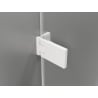 Mexen Lunar-F L klappbare Duschkabine rechts 90 x 90 cm, transparent, weiß - 836L-090-090-20-00-P