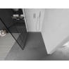 Mexen Kioto Duschwand Walk-in 80 x 200 cm, schwarzes Muster 8 mm, Chrom - 800-080-101-01-78