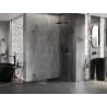 Mexen Lunar-F Faltduschkabine rechts 85 x 80 cm, transparent, Gun Metal - 836-085-080-95-00-P