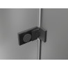 Mexen Lunar-F Faltdusche rechts 95 x 80 cm, transparent, Gun Metal - 836-095-080-95-00-P