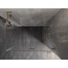 Mexen Lunar-F L Faltdusche Rechts 100 x 80 cm, transparent, gold - 836L-100-080-50-00-P
