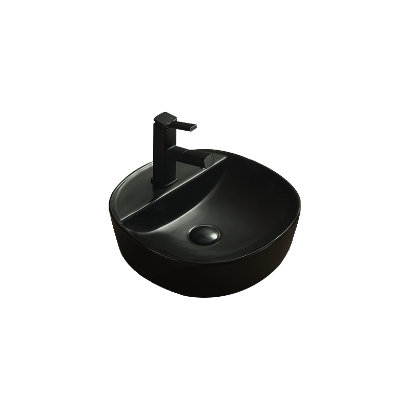 Mexen Zita Tischwaschbecken 40 x 40 cm, schwarz matt - 21874085