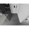 Mexen Kioto Duschwand Walk-in 90 x 200 cm, schwarzes Muster 8 mm, schwarz - 800-090-101-70-78
