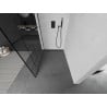 Mexen Kioto Duschwand Walk-in 120 x 200 cm, schwarzes Muster 8 mm, schwarz - 800-120-101-70-78