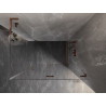Mexen Lunar-F L faltbare Duschkabine rechts 85 x 80 cm, transparent, Roségold - 836L-085-080-60-00-P