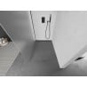 Mexen Kioto Duschwand Walk-in 130 x 200 cm, Frost 8 mm, Schwarz - 800-130-101-70-30