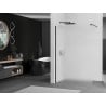 Mexen Kioto Duschwand Walk-in 130 x 200 cm, Frost 8 mm, Schwarz - 800-130-101-70-30