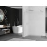 Mexen Kioto Duschwand Walk-in 140 x 200 cm, Frost 8 mm, Chrom - 800-140-101-01-30
