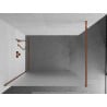 Mexen Kioto Duschwand Walk-in 130 x 200 cm, mattiert 8 mm, Roségold - 800-130-101-60-30