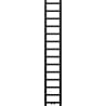 Mexen Bolt Badezimmerheizkörper 1800 x 300 mm, 351 W, schwarz - W126-1800-300-00-70