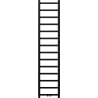 Mexen Bolt Badezimmerheizkörper 1800 x 400 mm, 406 W, schwarz - W126-1800-400-00-70