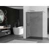 Mexen Kioto Duschwand Walk-in 140 x 200 cm, Graphit 8 mm, Chrom - 800-140-101-01-40