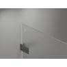 Mexen Lunar-F L klappbare Duschkabine rechts 85 x 80 cm, transparent, Gun Metal - 836L-085-080-95-00-P