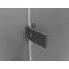 Mexen Lunar-F L Duschkabine klappbar rechts 100 x 90 cm, transparent, Gunmetal - 836L-100-090-95-00-P