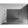 Mexen Kioto Duschwand Walk-in 130 x 200 cm, Spiegel 8 mm, Chrom - 800-130-101-01-50