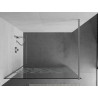 Mexen Kioto Walk-in Duschwand 80 x 200 cm, weißes Muster 8 mm, Chrom - 800-080-101-01-85