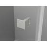 Mexen Lunar T Duschkabine schwenkbar rechts 120 x 90 cm, transparent, gebürstetes Nickel - 834T-120-090-97-00-P