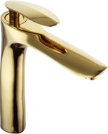 Mexen Lily hoher Waschtischarmatur, golden - 73610-50