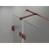 Mexen Lunar T Duschecke rechts öffnend 130 x 90 cm, transparent, Roségold - 834T-130-090-60-00-P