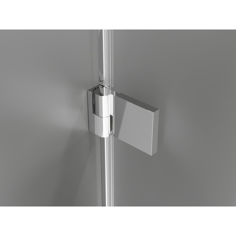 Mexen Lunar-B Duo Pendeltür-Duschkabine 70 x 70 cm, transparent, Chrom - 832-070L-070P-01-00