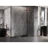 Mexen Lunar T Duschkabine rechts angeschlagen 130 x 100 cm, transparent, gebürstetes Kupfer - 834T-130-100-65-00-P