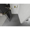 Mexen Kioto+ Duschwand mit Regal Walk-in 70 x 200 cm, transparent, gold - 800-070-121-50-00