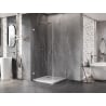 Mexen Lunar-B Duo Duschkabine Schwingtür 90 x 90 cm, transparent, Chrom - 832-090L-090P-01-00