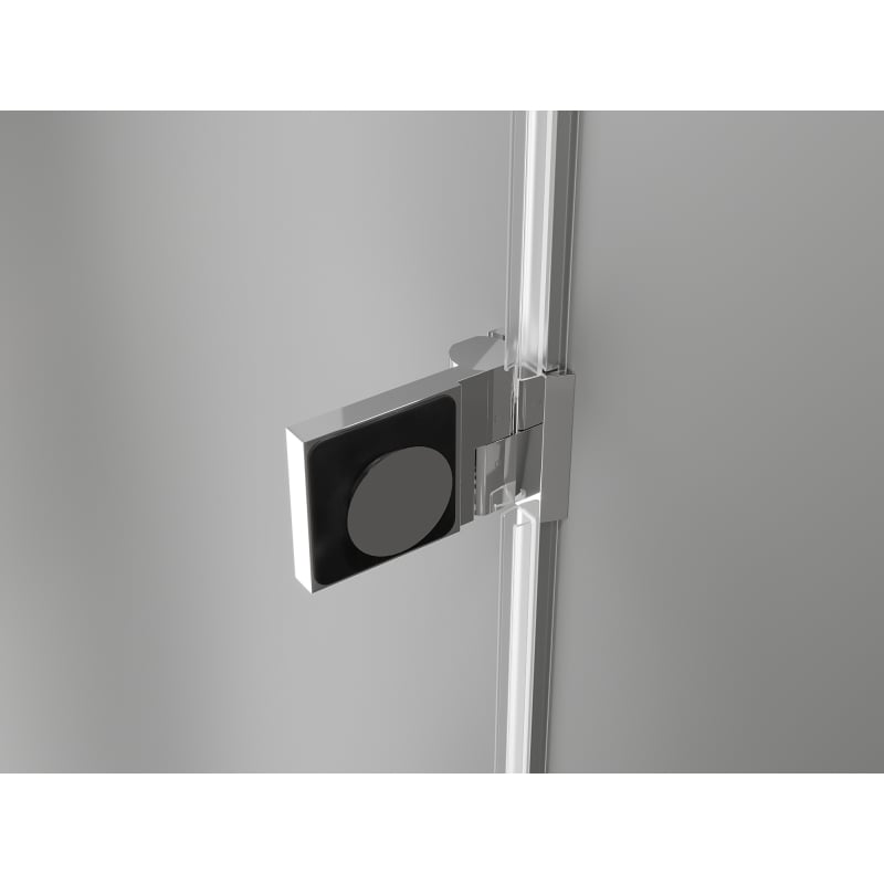 Mexen Lunar-B Duo Duschkabine schwenkbar 100 x 100 cm, transparent, Chrom - 832-100L-100P-01-00