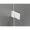 Mexen Lunar-B Duo Duschkabine schwenkbar 80 x 80 cm, transparent, weiß - 832-080L-080P-20-00
