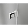 Mexen Lunar-B Duo Duschkabine schwenkbar 80 x 80 cm, transparent, weiß - 832-080L-080P-20-00