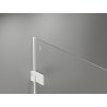 Mexen Lunar-B Duo Duschkabine schwenkbar 85 x 80 cm, transparent, weiß - 832-085L-080P-20-00