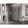 Mexen Lunar-B Duo Duschkabine schwenkbar 85 x 85 cm, transparent, weiß - 832-085L-085P-20-00