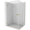 Mexen Lunar-B Duo Duschtür 100 x 75 cm, transparent, gold - 832-100L-075P-50-00