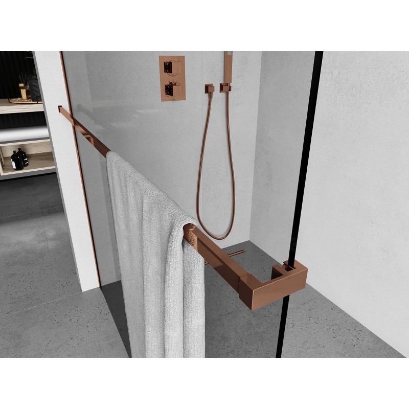 Mexen Handtuchhalter für Duschwand, Roségold - 800-06-60