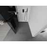 Mexen Kioto+ Duschwand mit Ablage Walk-in 120 x 200 cm, graphit, schwarz - 800-120-121-70-40