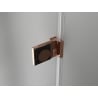 Mexen Lunar-B Duo Duschkabine zum Schwenken 95 x 75 cm, transparent, Roségold - 832-095L-075P-60-00