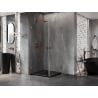 Mexen Lunar-B Duo Duschkabine 80 x 80 cm, transparent, Roségold - 832-080L-080P-60-00