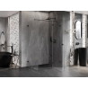 Mexen Lunar T Duschkabine rechts 115 x 110 cm, transparent, schwarz - 834T-115-110-70-00-P