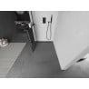 Mexen Kioto+ Duschwand mit Ablage Walk-in 90 x 200 cm, schwarzes Gitter, schwarz - 800-090-121-70-77