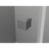 Mexen Lunar-B Duo Duschkabine Drehbar 75 x 70 cm, transparent, gebürstetes Gun Gray - 832-075L-070P-66-00