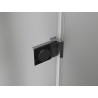Mexen Lunar-B Duo Duschkabine Schwingtür 85 x 85 cm, transparent, gun grey gebürstet - 832-085L-085P-66-00