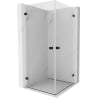 Mexen Lunar-B Duo Duschkabine schwenkbar 70 x 70 cm, transparent, schwarz - 832-070L-070P-70-00