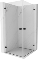 Mexen Lunar-B Duo Duschkabine schwenkbar 70 x 70 cm, transparent, schwarz - 832-070L-070P-70-00