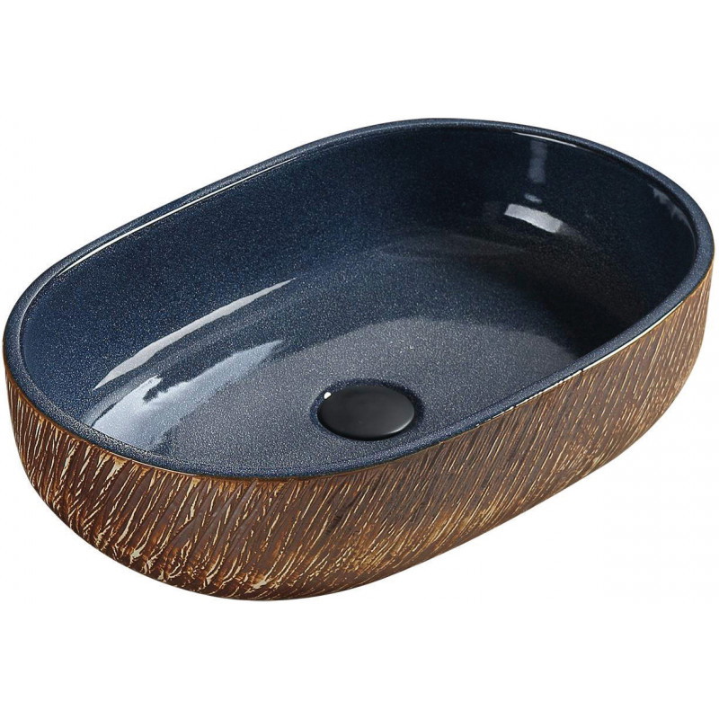 Mexen Aleta Tischwaschbecken 59 x 40 cm, blau - 22035966